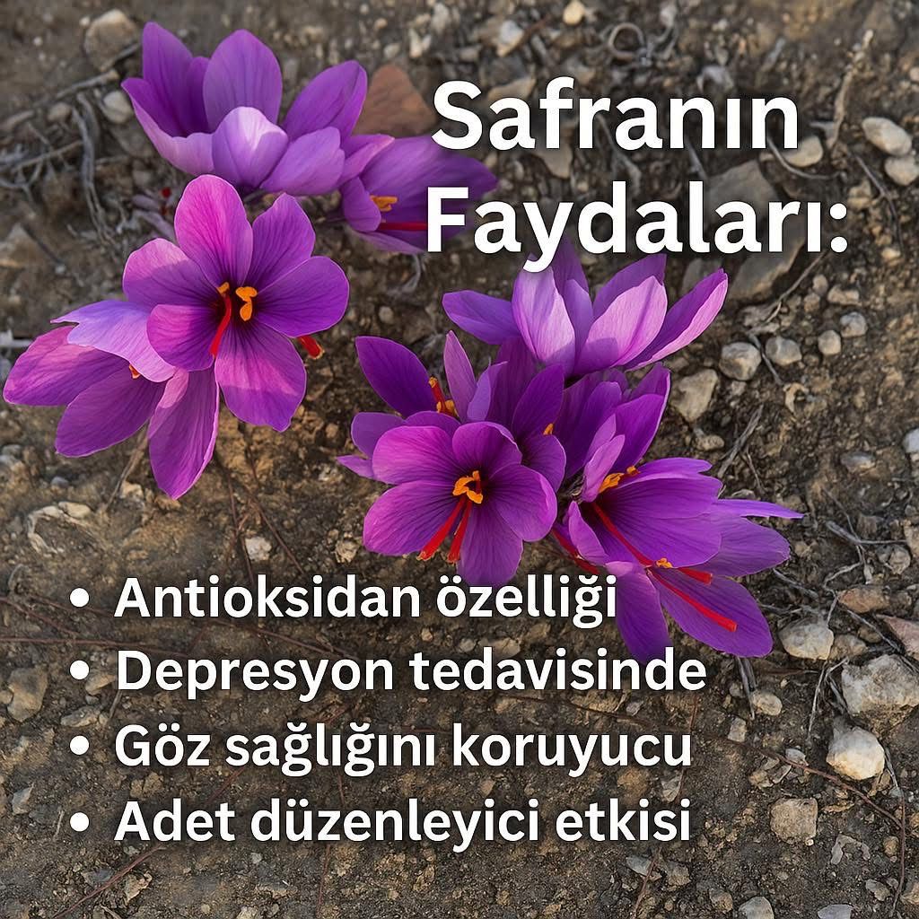 Gerçek safran soğanı crocus sativus